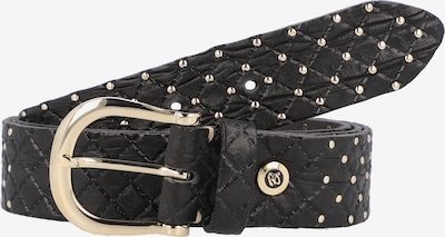 Cintura b.belt Handmade in Germany di colore nero, Visualizzazione prodotti