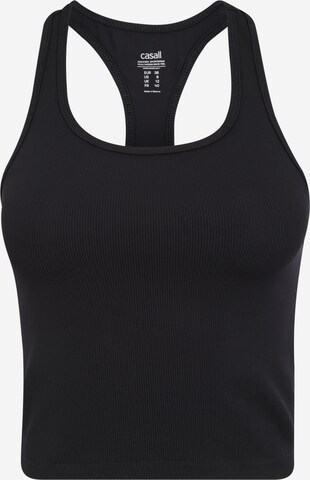 Casall Sports Top in Black: front