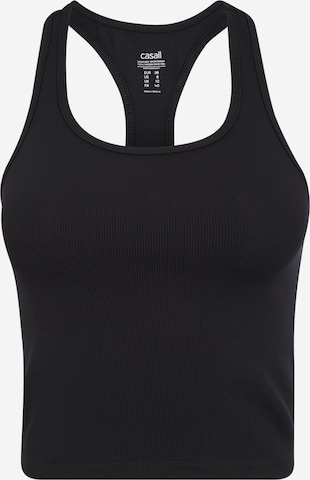 Casall Sports Top in Black: front