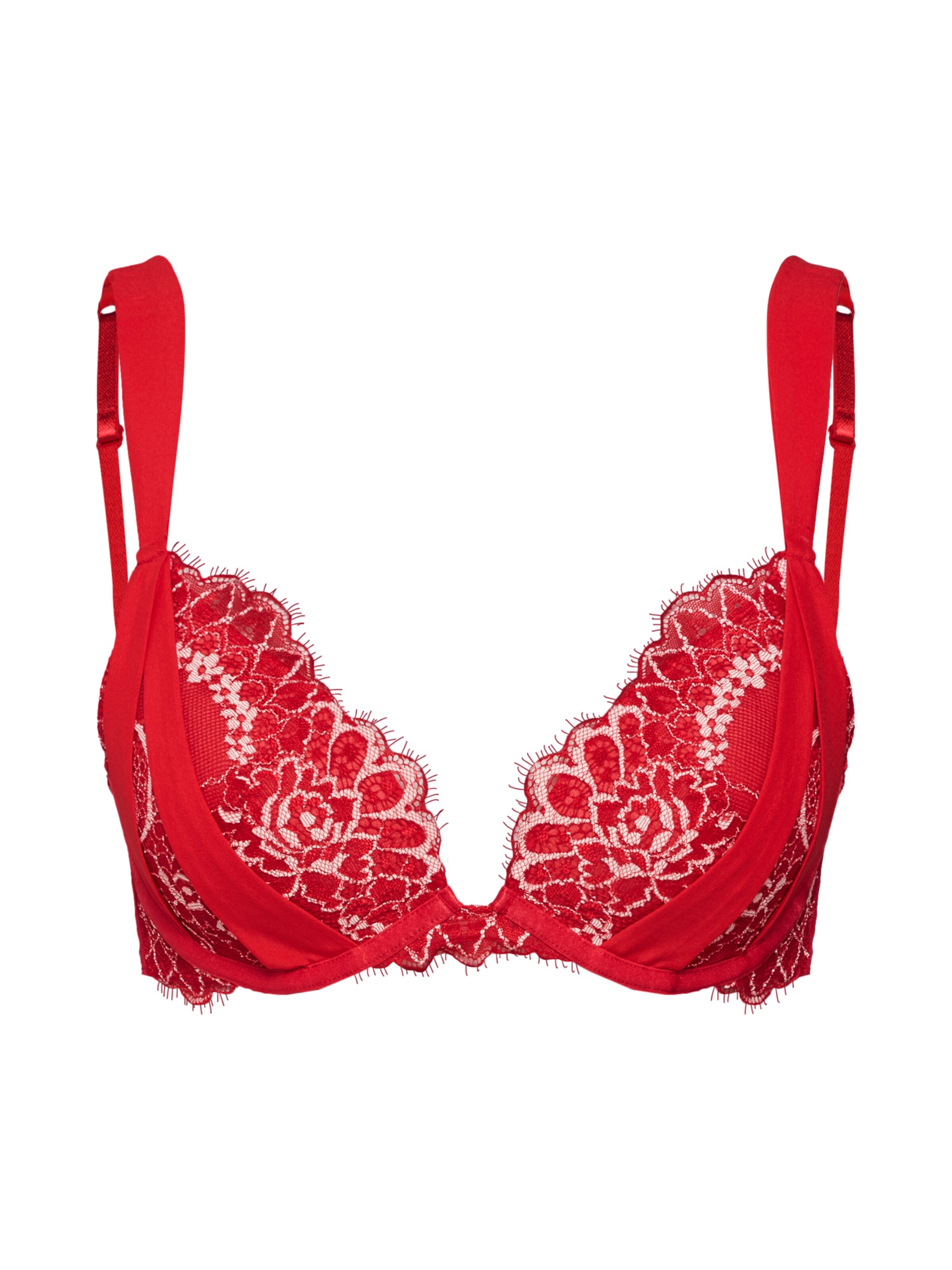 Hunkemöller - BH 'Toril pp push' in de kleur Rood