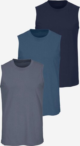 H.I.S EM Muscleshirt (3 Stck.) in Blau: predná strana