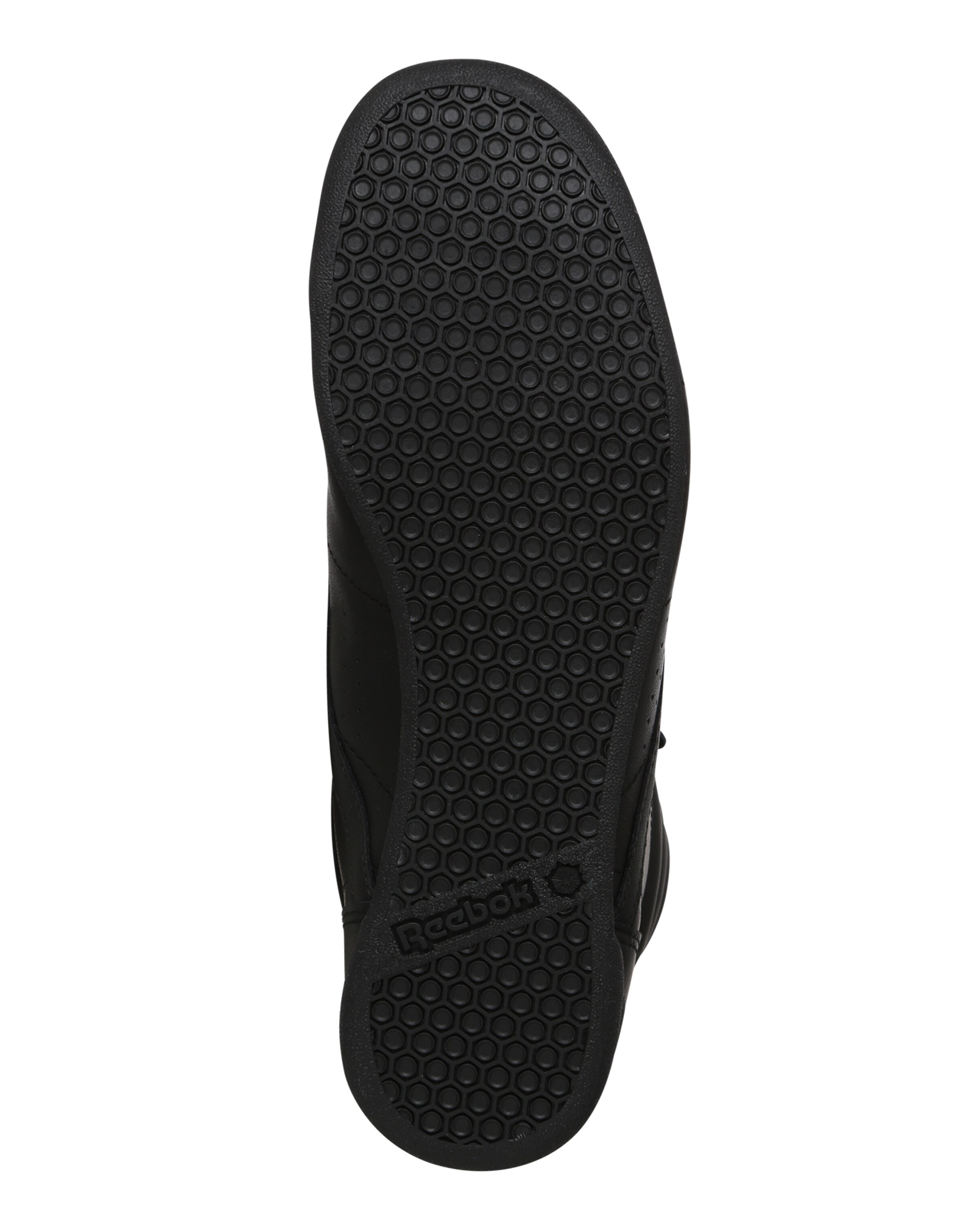 melns Reebok Augstie brīvā laika apavi: no apakšas