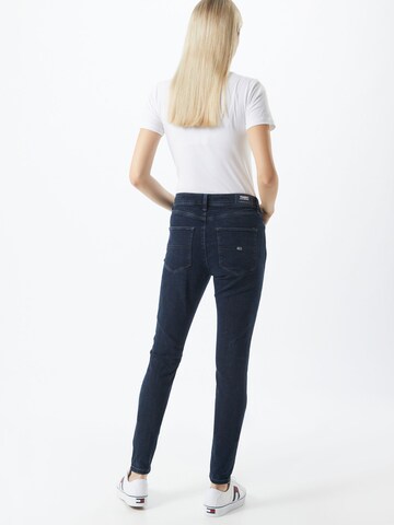 Tommy Jeans Skinny Jeansy 'Sylvia' w kolorze niebieski