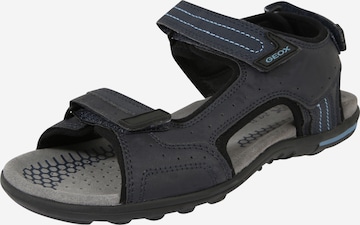 GEOX Pohodni sandali 'U Tevere' | modra barva: sprednja stran