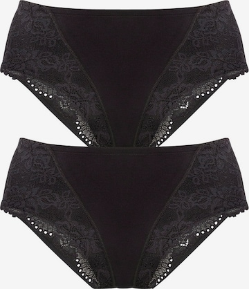 PETITE FLEUR Shapingslip in Zwart: voorkant