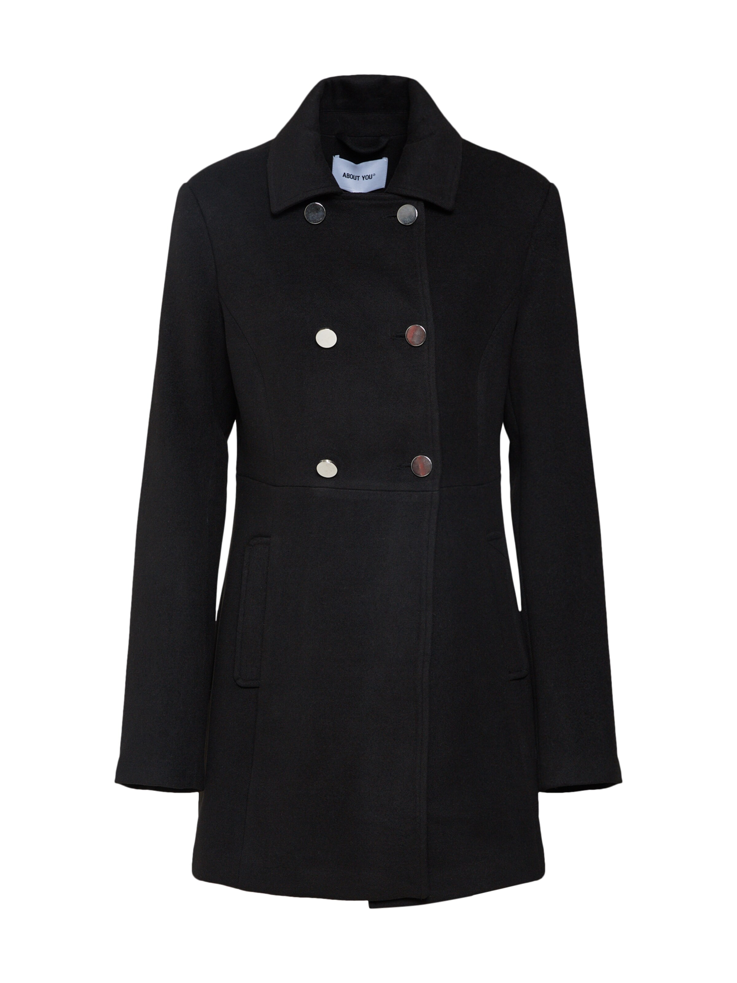 ABOUT YOU - Tussenmantel 'Dina' in de kleur Zwart