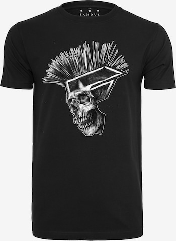 Mister Tee T-Shirt 'Punks Not Dead' in Schwarz: predná strana