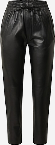 Coupe slim Pantalon 'Gift' OAKWOOD en noir : devant