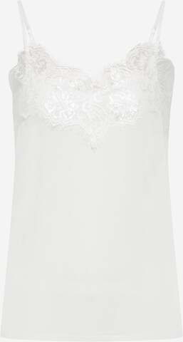 SOAKED IN LUXURY - Top 'CLARA' em branco: frente