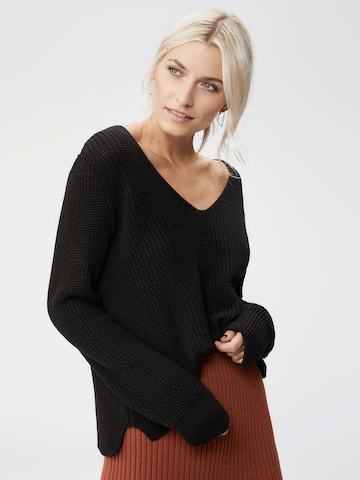 Pull-over 'Ella' LeGer by Lena Gercke en noir : devant