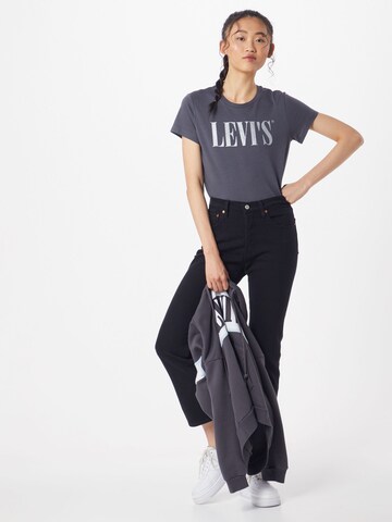 LEVI'S ®regular Traperice '501 Crop' - crna boja