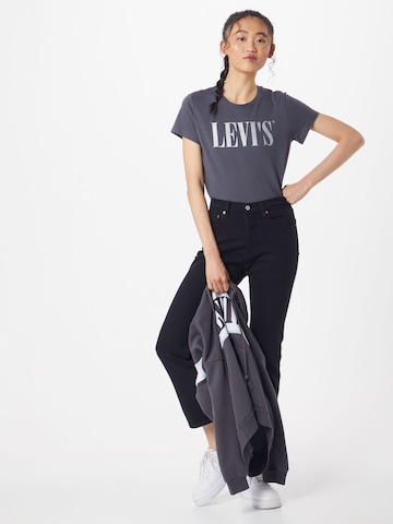 Regular Jean '501 Crop' LEVI'S ® en noir