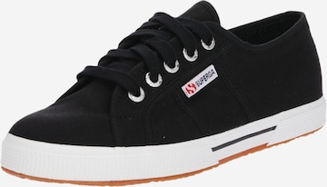 Sneaker low 'Cotu' de la SUPERGA pe negru: față