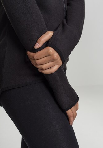 Urban Classics Fleece jacket in Black