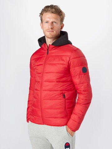 Coupe regular Veste mi-saison 'Magic' JACK & JONES en rouge : devant