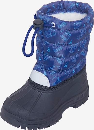 PLAYSHOES Snow Boots in Blue / Light blue / Light grey / Black, Item view