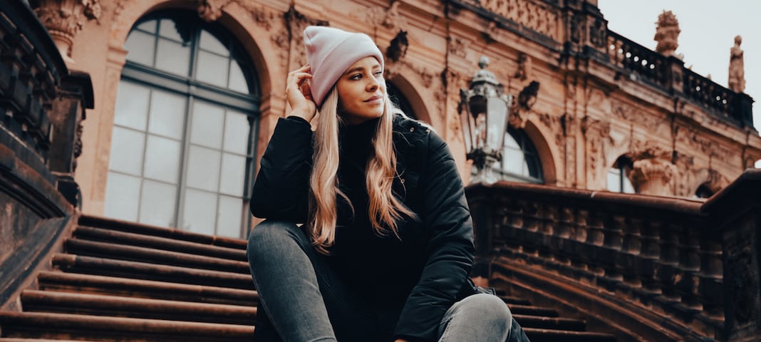 Casual Winter Looks mit Saskia