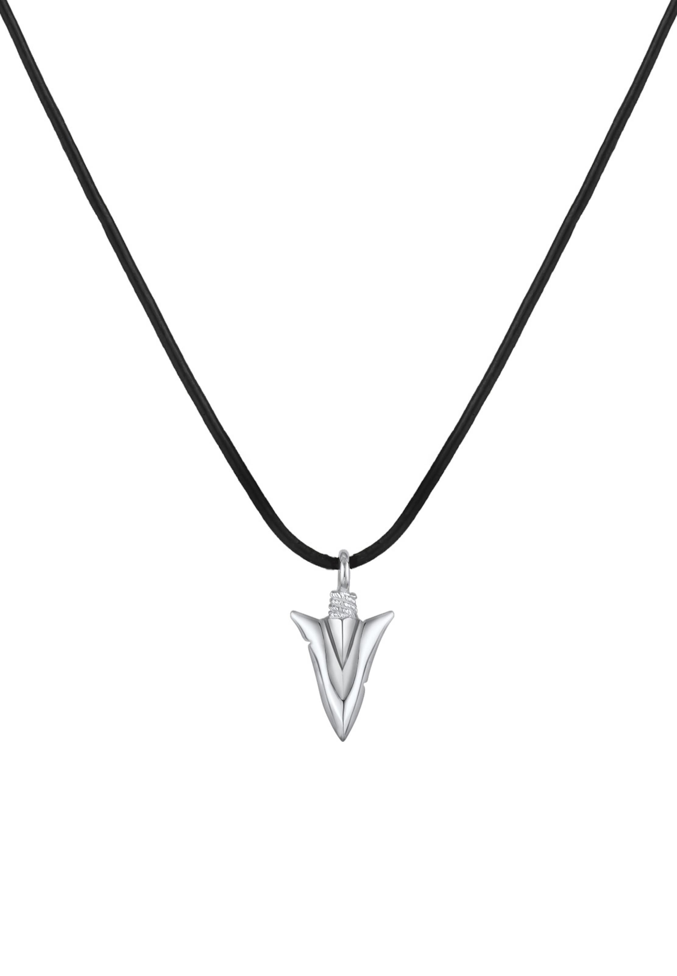 KUZZOI Ketting 'Pfeil' in Zilver