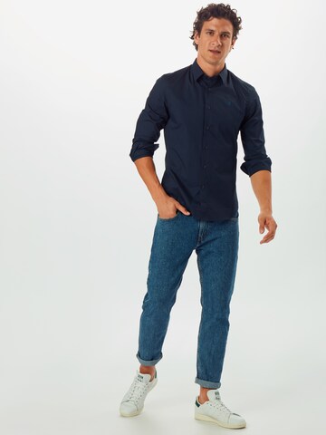 G-STAR Slim fit Overhemd in Blauw