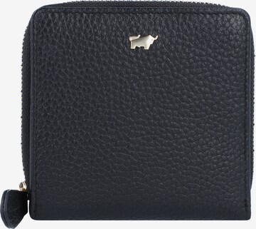 Braun Büffel Wallet in Black: front