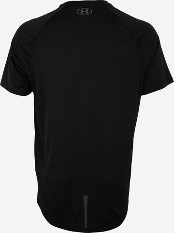 UNDER ARMOUR - Ajuste regular Camiseta funcional 'Tech 2.0' en negro: atrás