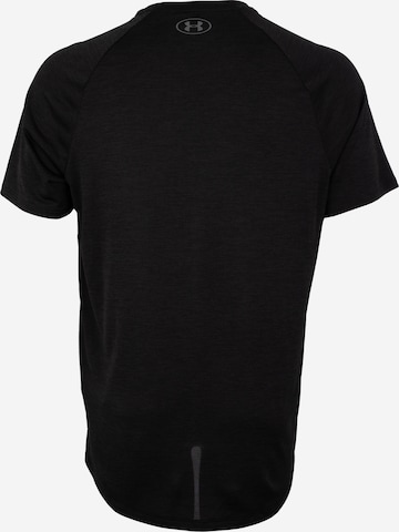 UNDER ARMOUR Regular fit Λειτουργικό μπλουζάκι 'Tech 2.0' σε μαύρο: πίσω