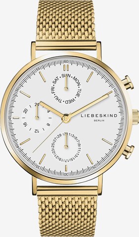 Liebeskind Berlin Analoog horloge in Goud: voorkant