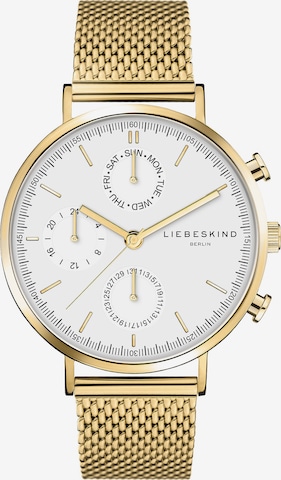 Liebeskind Berlin Analoog horloge in Goud: voorkant