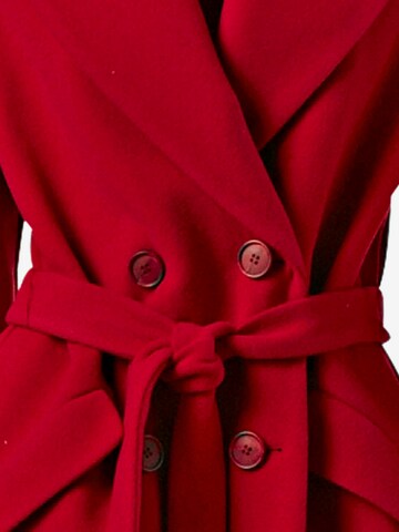 Manteau mi-saison heine en rouge