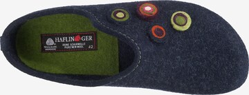 HAFLINGER Hausschuh 'Grizzly Kanon' in Blau