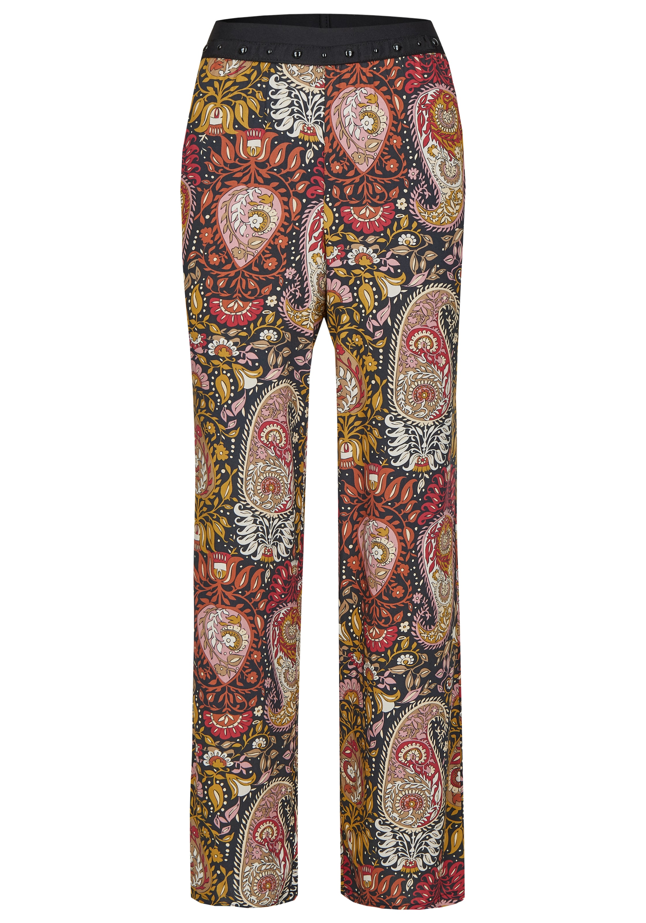 Nicowa Loose fit Trousers in Black: front