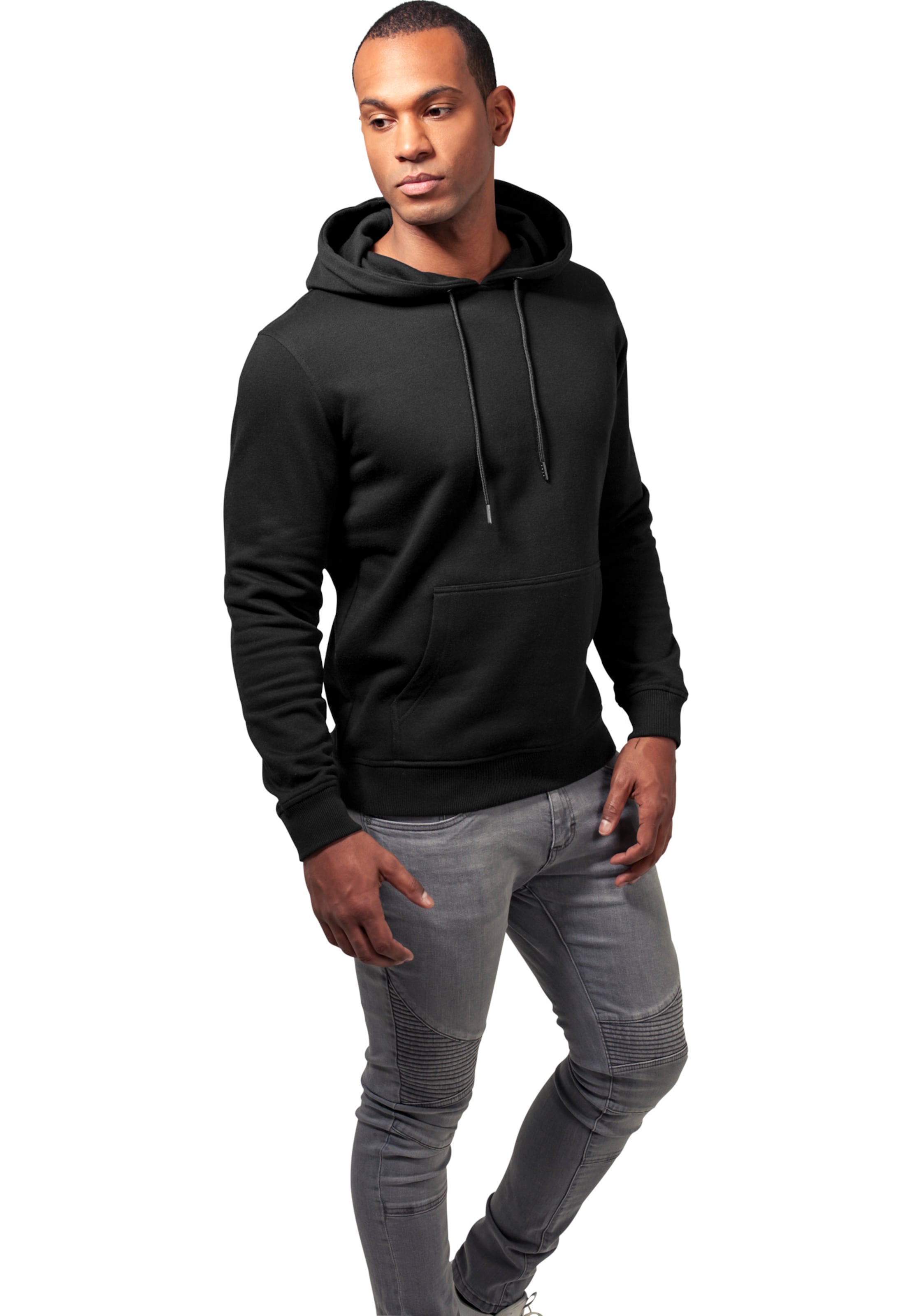 Urban Classics Sweatshirt i sort: forside