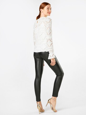 Cream Skinny Leggings 'Belus-Katy' - fekete