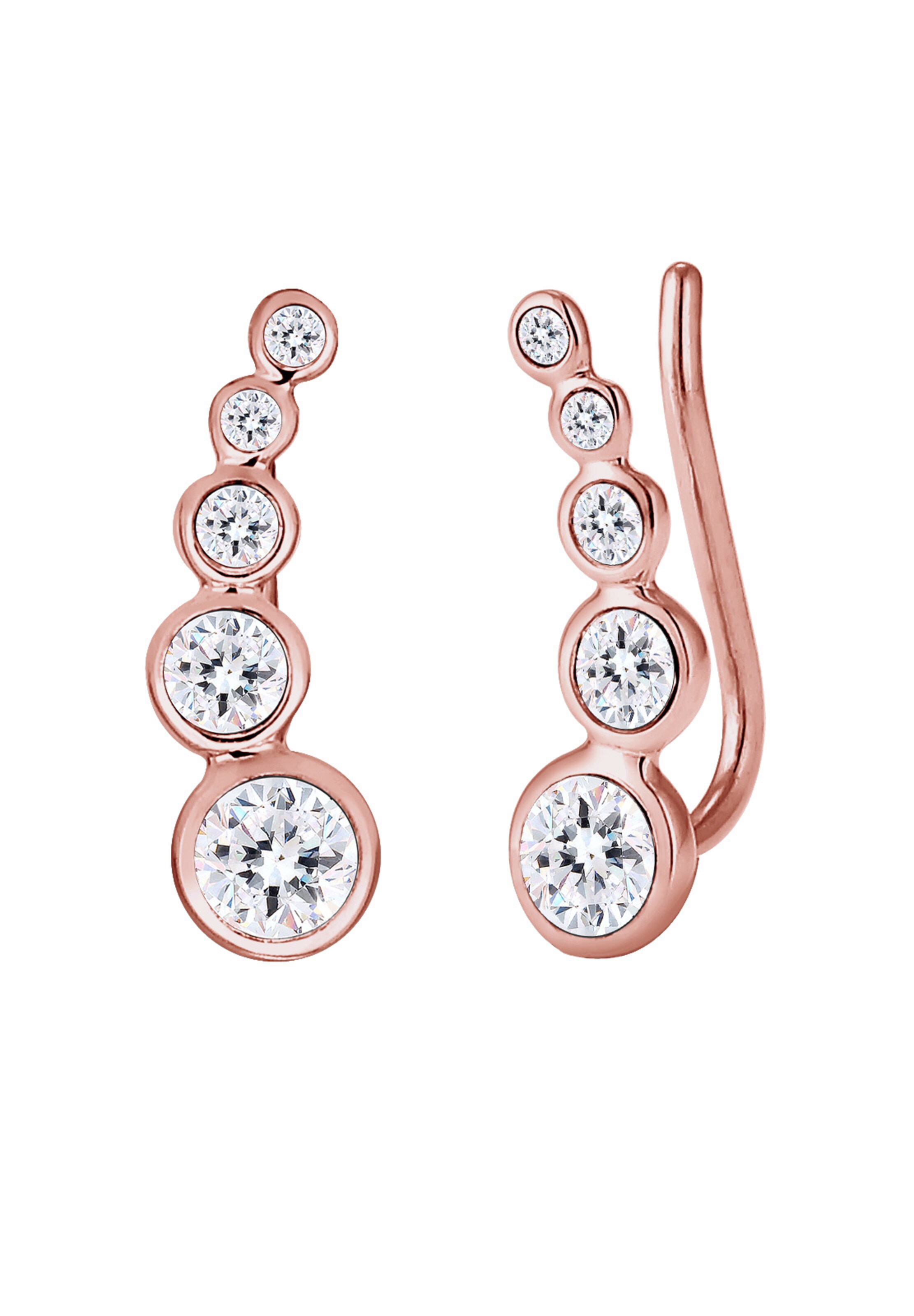 ELLI Korvakoru 'Ear Climber' värissä kulta: etupuoli