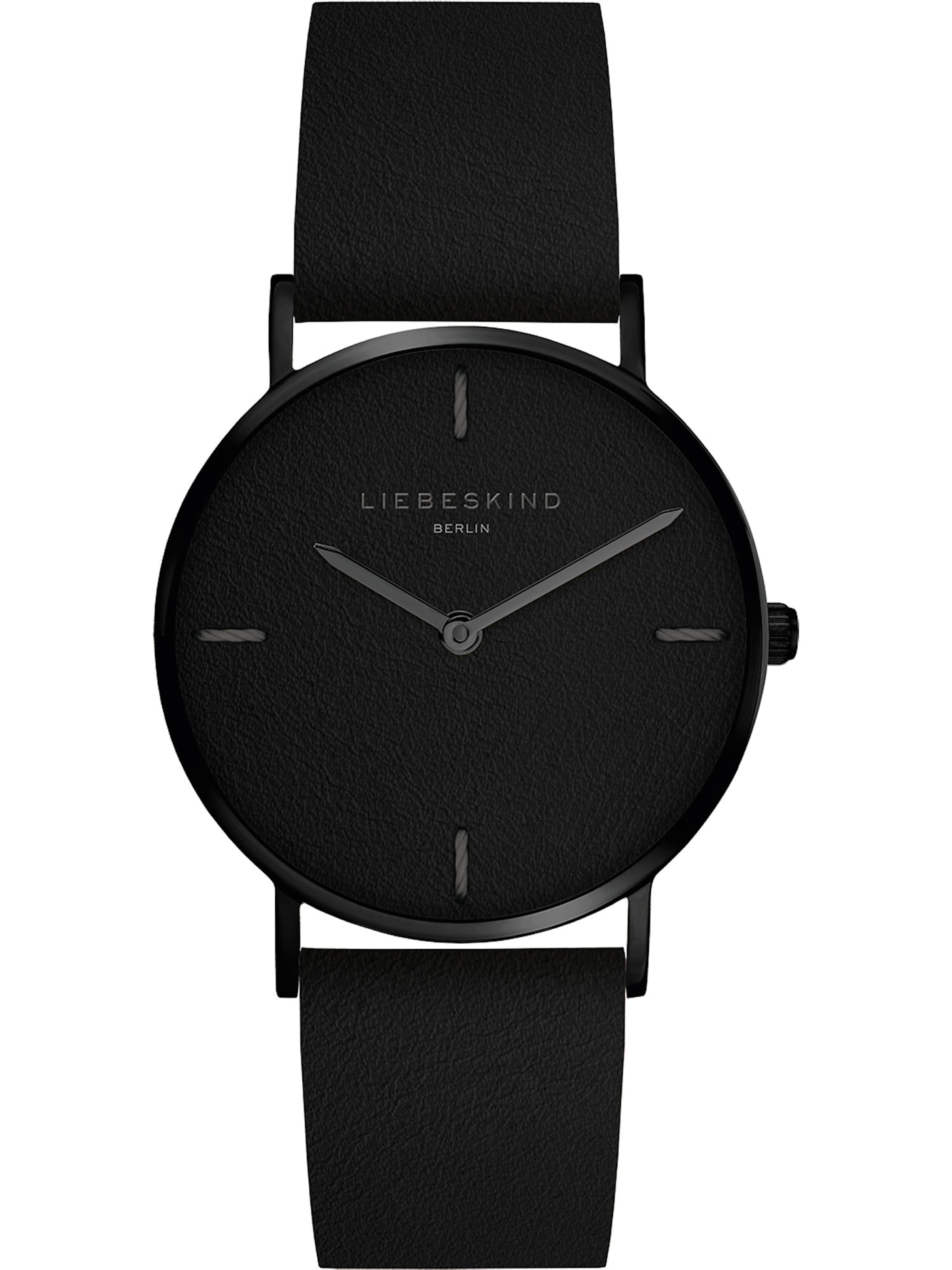 Liebeskind Berlin Uhr in Schwarz: Vorderseite