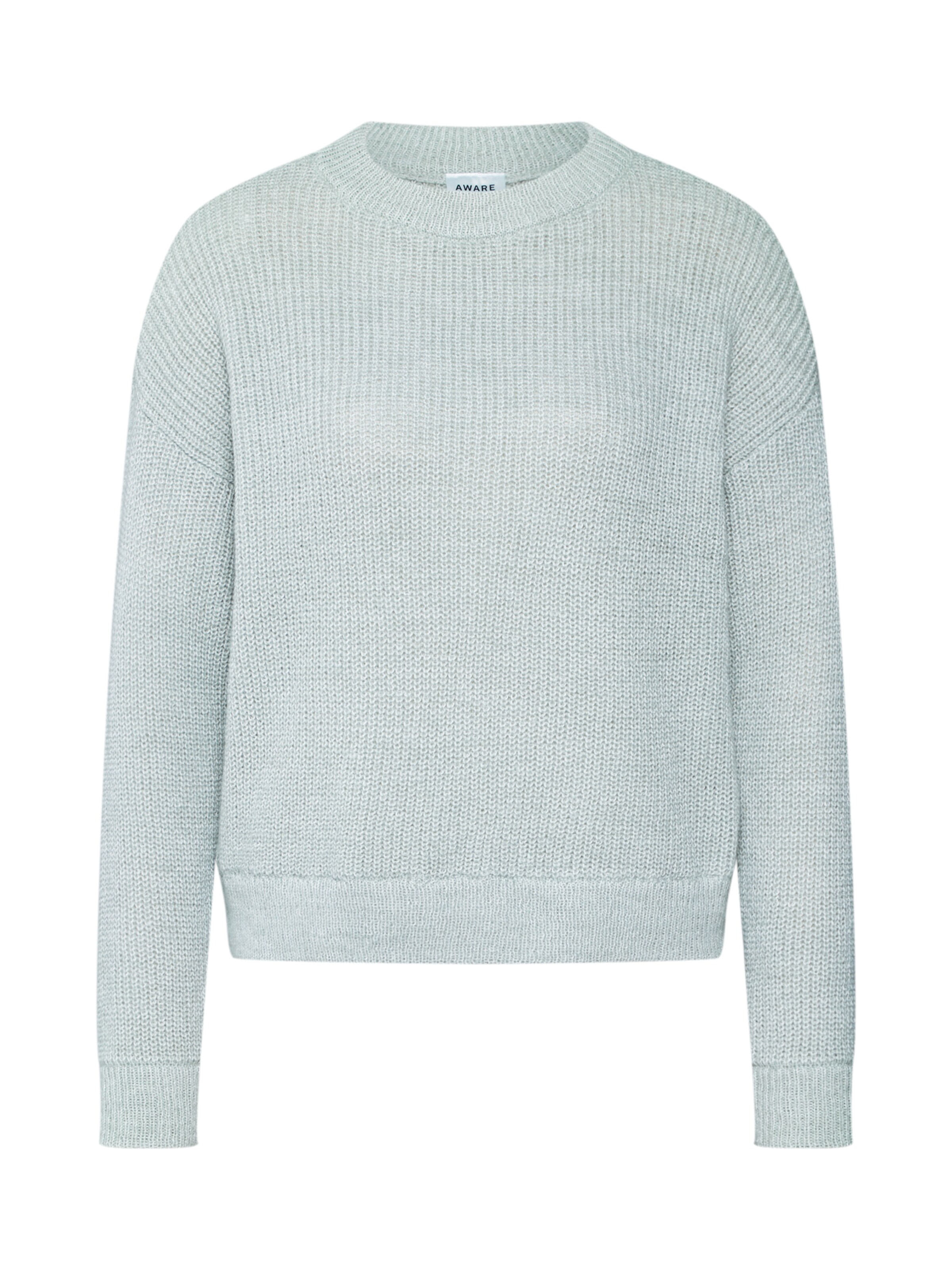 VERO MODA - Trui 'VMIMAGINE LS O-NECK KNIT VMA' in de kleur Mintgroen