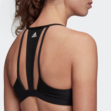 ADIDAS PERFORMANCE High neck Sports Bra in Black