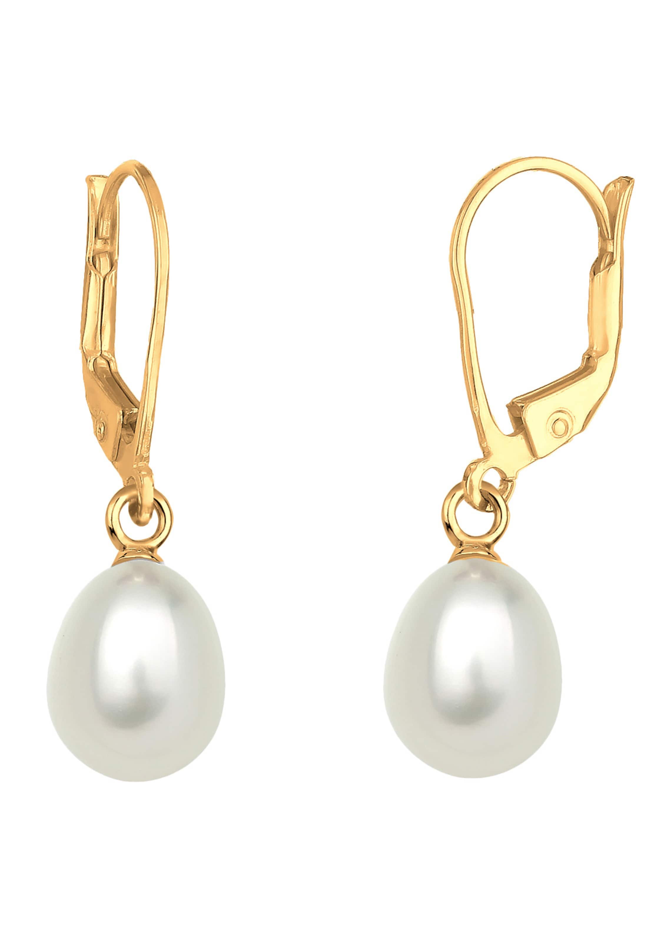 ELLINaušnice - zlatna boja: prednji dio