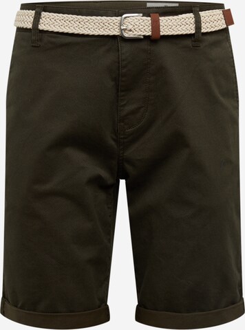 Regular Pantalon chino TOM TAILOR DENIM en vert : devant