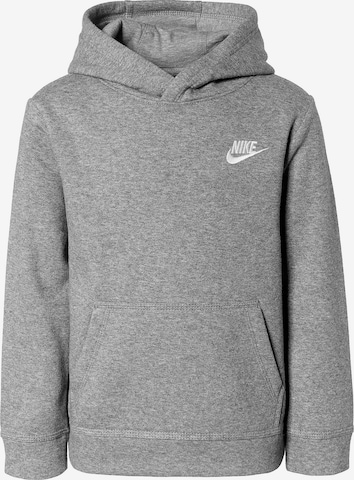 Nike Sportswear Sweatshirt 'Club' in Grijs: voorkant