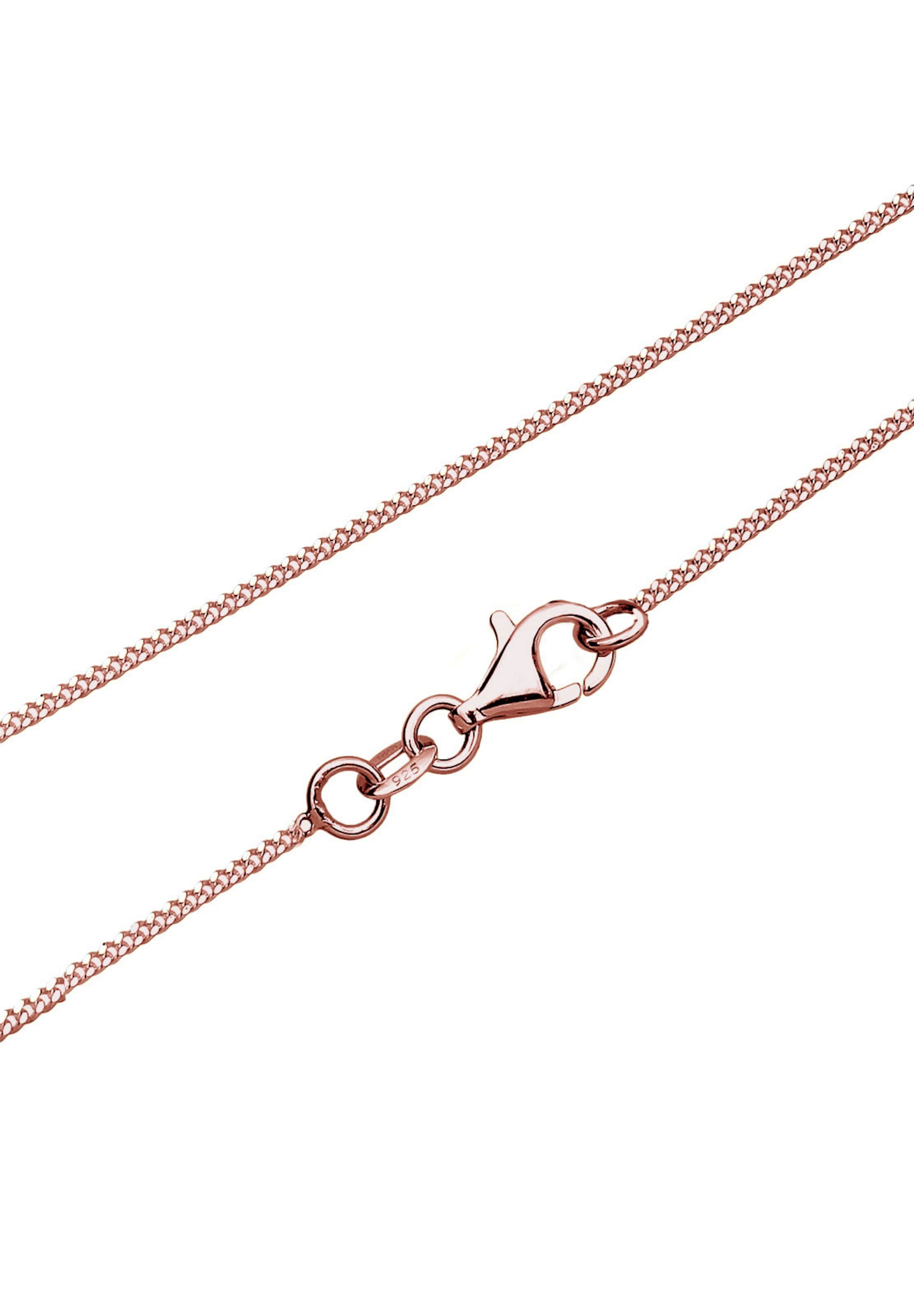 Elli DIAMONDS Ketting 'Herz' in Goud