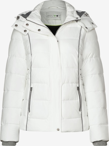 CECIL Winter Jacket in White: front