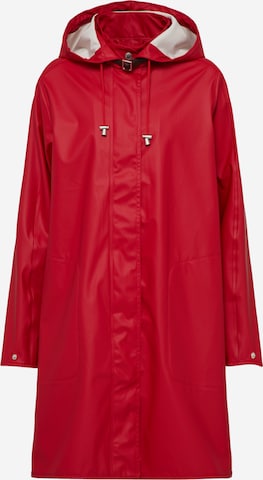 ILSE JACOBSEN Funkční kabát – červená: přední strana