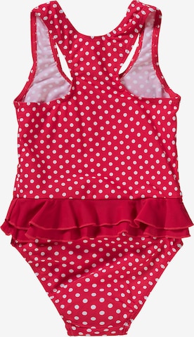 Maillot de bain 'PUNKTE' PLAYSHOES en rouge