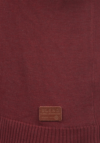 BLEND Gebreid vest 'Norman' in Rood