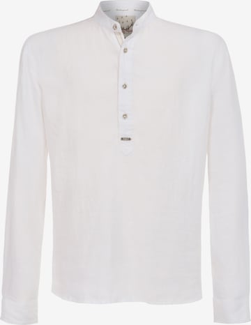 STOCKERPOINT Comfort fit Traditional Button Up Shirt 'Valentin' in White: front