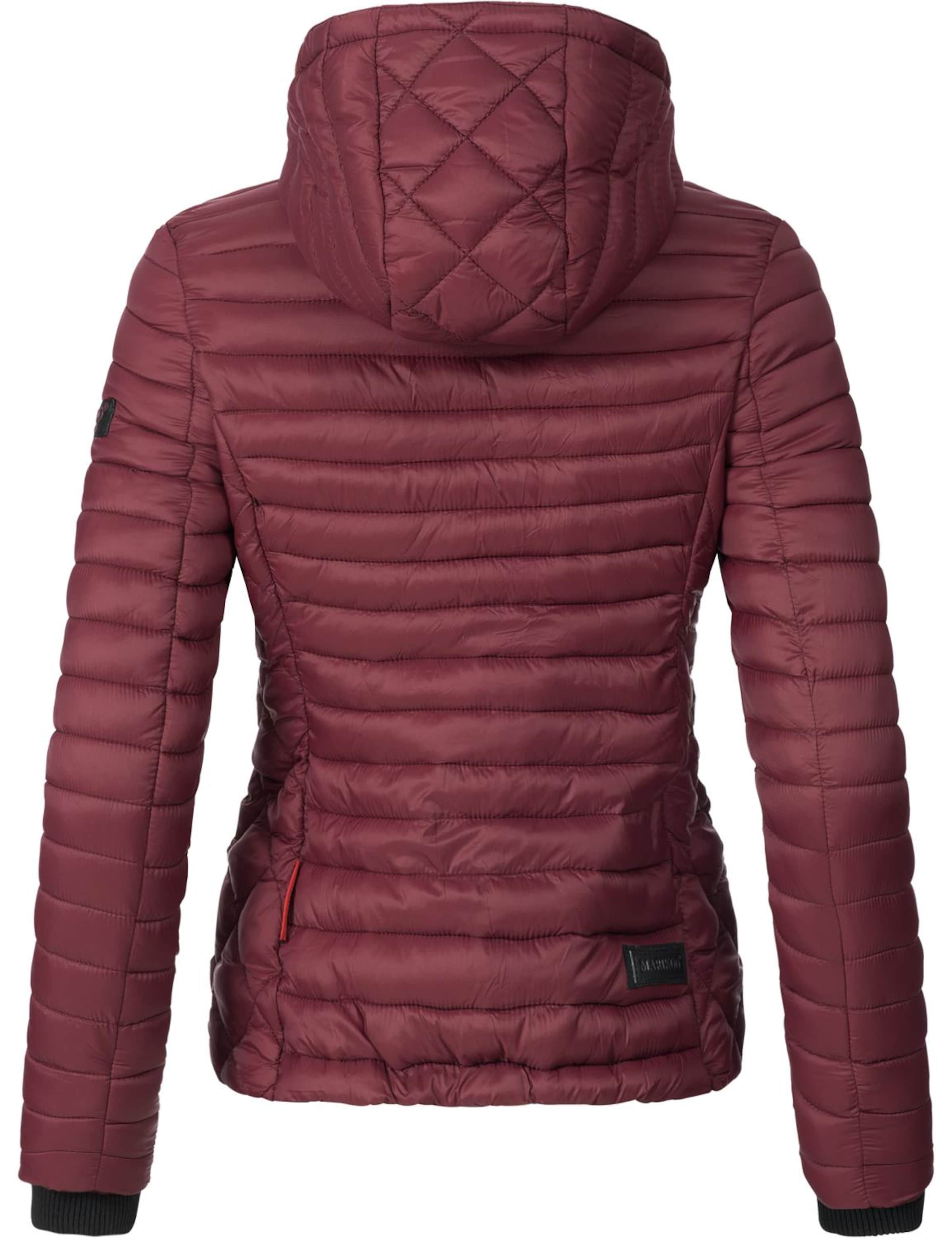 MARIKOO Φθινοπωρινό και ανοιξιάτικο μπουφάν 'Samtpfote' σε κόκκινο