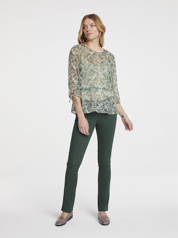 Skinny Pantaloni de la heine pe verde