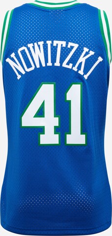 Mitchell & Ness Klasický střih Tričko 'DALLAS MAVERICKS' – modrá