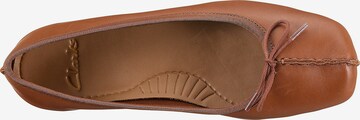 CLARKS Ballet Flats 'Ice' in Brown